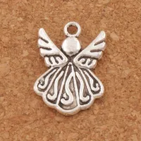 Flying Angel Wing Charms Pingentes 120 pçs / lote 21.5x15.4mm Antique Silver L216 Jóias Findings Componentes