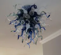 Multicolor-Flush-Deckenleuchten Kunstglaskristall Licht Dekoration LED110V-240V Style Blownglasvorrichtung für Wohnzimmerhotel