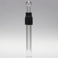 Glas Blunt Steamroller Handrör 4 tums glasrör Taster handgjord av högkvalitativt borosilikatglas