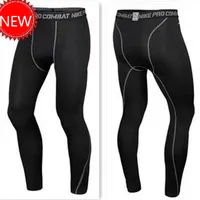 Mode 2017 Pro Tight Mens High Strech Skinny Athletic Sweat Fitness Running Basketball Pants Leggings Compression Combat Pants