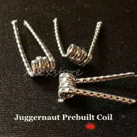 Juggernaut Prebuilt Coil Wire 0.2ohm 3pcs Pre-built Coils in One PP Bag Premade Wrap Howing Wires Heating Resistance for Vaporizer Vape RDA