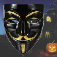 Hurtownia-V dla Vendetta Mask do Guy Fawkes Anonimowy Halloween Fancy Dress Costume Cosplay Wenecka Karnawał Maska Anonimowa maska