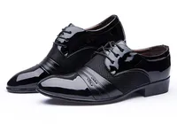 Kleid-Schuhe beiläufige heiße Größe 6.5-13 Mann-Kleid-Schuh-flache Schuhe Geschäft Männer Oxfords-beiläufige Schuh-Schwarz- / Brown-lederne Derby-Schuhe