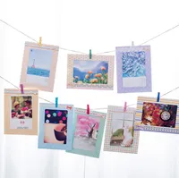DIY fotoalben 8 teile / satz 6 zoll kreative geschenk DIY wandbehang papier fotorahmen wandbild album halter hause wanddekorationen