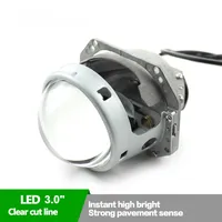 Yeni 3.0 "35 W bi-led far projektör lens araba far montaj için led far ile soğutma fanı
