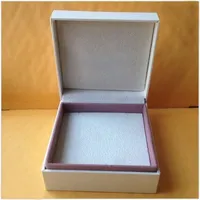 Velvet Style Européen blanc bracelet Boîtes Bijoux Cadeaux Présentoir 9 * 9 * 4 cm en gros 8 pc / lot vente chaude en gros