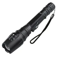 Litwod XM-L T6 4000LM Aluminum Waterproof Zoomable LED Flashlight Torch light for 18650 Rechargeable Battery or AAA