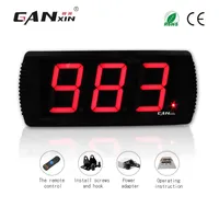 [GANXIN] 3 Digit 4inch High Character LED Counter LED Count Down/Up Totalizer 0-999 Counter with IR Wireless Control
