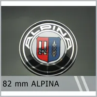 20 Pz / lotto 82mm Distintivo Dell'emblema per ALPINA Chrome Bonnet Hood per E9 E21 E28 E30 E46 E87 E90 Spedizione Gratuita