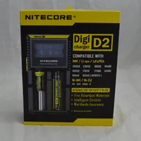 nitecore D2 LCD chargeur Digi universel chargeur intelligent pour 18350 18650 18500 Li-ion livraison gratuite