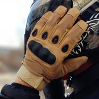 Venda quente qualidade militar luvas dedo dedo ao ar livre esporte ao ar livre motocross motocross engrenagem protetora luva respirável para homens