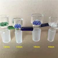 14mm 18mm Snowflake Filter Glasskålar för glas Vattenrör och Bongs Ash Glass Hookah Bowl Oil Rigs