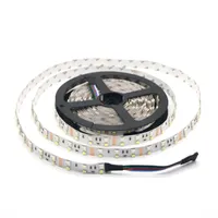 Sızdırmaz Çift Sıra RGBW RGBWW LED Şerit 5050 RGB + 2835 Beyaz / Sıcak Beyaz DC12V 120Leds / m