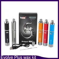 Evolve Plus Kit 1100mAh Battery Quartz Dual Coil QDC E Zestawy papierosów Wszystkie 5 kolorów w magazynie 0266119