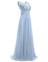Azul vestido de baile Cap manga 2019 Robe Ceremonie Femme longo elegante vestidos de noite até o chão vestidos de festa