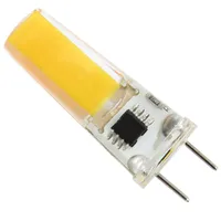 흰색 G8 LED 전구 디 밍이 가능한 AC 110V / 220V 3W 320 루멘 COB 2508 SMD 실리콘 촛불 독서 크리스탈 램프 흰색 / 따뜻한