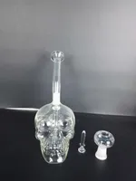 2017 Olierigs te koop DAB RIGHT Skull Glass Water Pipe Goedkope Bongs Gratis Verzending Gass Hookahs