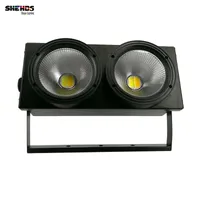 SHEHDS 2EYES 200 W COB LED Blinder Işık DMX Sahne Aydınlatma Etkisi Serin ve TV Şovu Parti Seyirci Koltukları için Sıcak Beyaz Renk