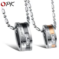 New titanium pendant necklaces arrival concise exquisite fashion gift for lover couple chain free shipping Elliptical Pendant