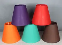 S / M / L / XL E27 Farbe Transparent Flammhemmend PVC LampenabdeckungenSchirme Für Tischlampen Bodenleuchten Wandlampen Beleuchtungszubehör