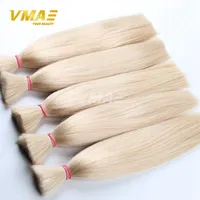 Brazilian VMAE Hair Top Quality Hair Bulk Brazilian Virgin Braiding Hair Extension No Weft 3pcs Per Lot 100% Human Hairpiece