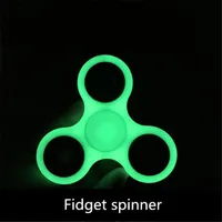 Luminous Neon Fidget Spinner Hand Spinner Reductor de estrés con luz verde Brillante en la oscuridad Perfecto para ADD ADHD Ansiedad y autismo