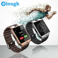Elough Wearable Devices DZ09 montre smart watch TF carte SIM support électronique poignet montre téléphone pour smartphone Android Smartwatch