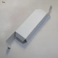 100 adet / grup 2.9x2.9x9.3 cm Beyaz Siyah Kraft Kağıt Kutusu DIY Ruj Parfüm Uçucu Yağ Şişesi Ambalaj Kutuları Kağıt Zanaat Paketi