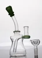 14 mm Gezamenlijke Bong 7.5 inch Colorized Mini Heady Glass Bongs Water Pijp Hookahs Pijpen Recycle Oil Rigs DAB RUG Percolator