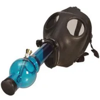 Tubi dell'acqua della maschera antigas di trasporto libero - Tubo sigillato del narghilé di Acrylic - Bong - Tubo di fumo del filtro
