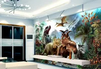 Custom wallpaper for walls 3 d photo mural dinosaur 3d stereoscopic bedroom wallpaper living room