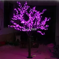 LED искусственный вишневый цвет дерево свет Рождественский свет 1248 шт. светодиодные лампы 2 м / 6.5 футов Высота 110/220 В непромокаемый открытый использование Бесплатная доставка