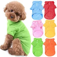 Pet Dog Cat Puppy Polo Camisetas Traje Traje Trajes Abrigos Abrigos Tops Ropa Tamaño XS S M L XL para disfraces de PET