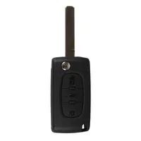 3 Düğmeler Katlanır Anahtar Kabuk Uzaktan Anahtar Fob Vaka CITROEN C3 C4 C5 C6 Lastik Basınç Alarmı araba-styling