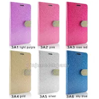 Dla iPhone 7 7Plus dla Samsung ON5 G550 J5 Prime J7 Prime Grand Wallet Case Glitter Bling Flip PU Leather Diamond Rhinestone