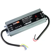 SANPU Ultra Thin Power Supply Waterproof IP67 12V 24V 60W 100W 120W AC-DC Lighting Transformer LED Driver Aluminum for LEDs Strips Lights