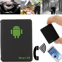 Mini A8 Bil GPS Tracker Global Locator Realtid 4 Frekvens GSM GPRS Säkerhet Auto Tracking Device Support Android för barn Pet bilbilens säkerhetssystem