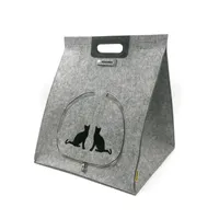 Filc Torby Pet Ciepły Cat Torebki Cat Cage House Four Seasons Out Portable Dog and Cat