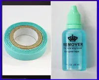 Cilt bant saç / poliüretan cilt atkı saç uzatma ve Mavi bant yapıştırıcısı için 1 şişe 30ml yapışkan taşıyıcı