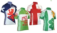 2022 National Scotland, Walia, Irlandia Anglia Jersey Oddychające Koszulki Rowerowe Krótki Rękaw Lato Szybka Sucha Tkanina MTB Ropa Ciclismo P7