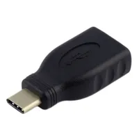 Zjt39 USB 3.1 C Man till USB 3.0 En kvinnlig adapteromvandlare USB-typ C svart