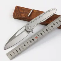 HIGH Poleć MI Stalowe uchwyt Magiczny Polowanie Składane Knife Knife Survival Nóż Xmas Prezent D2 Kopie 1 sztuk Freeshipping