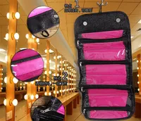 Roll-n-go Ny ankomst Kosmetisk väska Multifunktion Mode Kvinnor Makeupväska Hängande toalettartiklar Travel Kit Smycken OrganisationA133