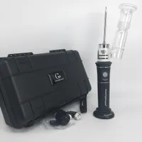 E-sigara kitleri G9 Henail Artı 2500 mAh Şarj Balmumu Buharlaştırıcı Kalem Fıskiyer Cam Bong Kuru Herb Vape Kuvars / Seramik / Titanyum Tırnak