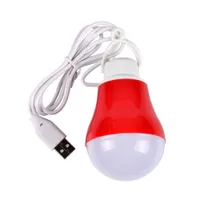 USB LED Energy Saving Light Bulb Camping Outdoor Night Market Stall Lights 5V Mobile Power Charging Treasure Emergency Light