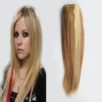 バンドル人間の髪の延長美しい王女の髪ブラジルの髪織りバンドル非レミー100g 1個10/613ピアノ色
