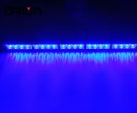 22 "20 LED Ruch drogowy Policja Policja Figlarka Strobe Light Bar Ostrzeżenie Blue Signal LightBar 12V / 24V