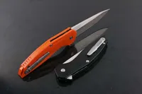 2 cor flipper faca dobrável 8cr13 58hrc lâmina de cetim g10 lidar com facas de bolso EDC com pacote de caixa de papel preto