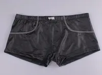 J416 Hurtownie JQK Mens Leather Boxer Shorts.Mans Seksowna Bielizna, Darmowa Wysyłka!