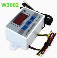 10 stücke W3002 Digitale LED-Temperaturregler 10A Thermostat-Thermometer-Steuerschalter-Sonde mit Sensor 220V 12V 24V